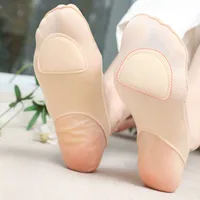 Ice Silk Sponge Pad Half Palm Socks Ice Silk Invisible Socks Women's Hollow Ultra Shallow Mouth Do Not Fall With Women's Boat Socks Factory In Stock main image 2