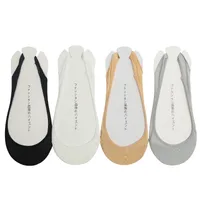 Ice Silk Sponge Pad Half Palm Socks Ice Silk Invisible Socks Women's Hollow Ultra Shallow Mouth Do Not Fall With Women's Boat Socks Factory In Stock main image 5