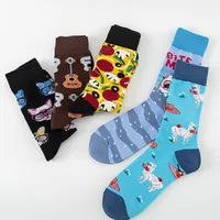 New Colorful Fashion Socks Color Guitar Socks Casual Cotton Socks  Street Fashion Socks Wholesale main image 3