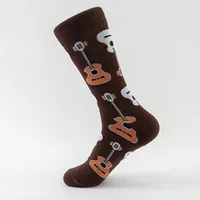New Colorful Fashion Socks Color Guitar Socks Casual Cotton Socks  Street Fashion Socks Wholesale sku image 2
