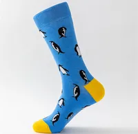 Autumn And Winter New Long Happy Socks Men And Women Couple Fashion Personality Abstract  Fashion Brand Socks Wholesale sku image 2