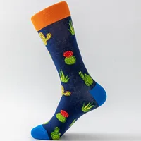 Autumn And Winter New Long Happy Socks Men And Women Couple Fashion Personality Abstract  Fashion Brand Socks Wholesale sku image 3