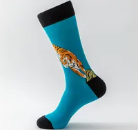 Autumn And Winter New Long Happy Socks Men And Women Couple Fashion Personality Abstract  Fashion Brand Socks Wholesale sku image 4