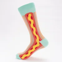 Spot  Fashion Colorful Lovers Socks Happy Socks High Casual Cotton Socks Wholesale sku image 4