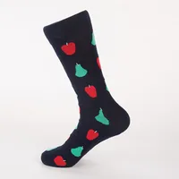 New  Colorful Fruit Men's Socks Socks Manufacturers Wholesale Casual Tube Couple Socks Without Card Head sku image 2