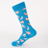 New  Colorful Fruit Men's Socks Socks Manufacturers Wholesale Casual Tube Couple Socks Without Card Head sku image 7