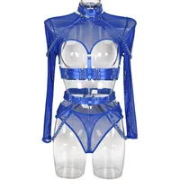 Sexy Three-Piece  Explosions Complex Belt Neck Waist Seal Nightclub Sexy Underwear 3243 main image 5