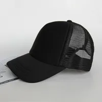 Factory Custom Sponge Net Cap Men And Women Embroidery Printing Logo Travel Advertising Double Solid Color Baseball Duck Tongue Hat sku image 2