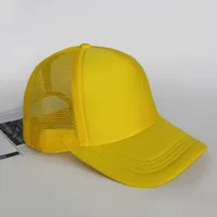 Factory Custom Sponge Net Cap Men And Women Embroidery Printing Logo Travel Advertising Double Solid Color Baseball Duck Tongue Hat sku image 6