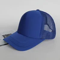 Factory Custom Sponge Net Cap Men And Women Embroidery Printing Logo Travel Advertising Double Solid Color Baseball Duck Tongue Hat sku image 7