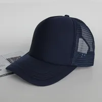 Factory Custom Sponge Net Cap Men And Women Embroidery Printing Logo Travel Advertising Double Solid Color Baseball Duck Tongue Hat sku image 8