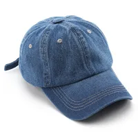 Baseball Cap New Style New Style Women Solid Color Light Plate Cowboy Couple Baseball Cap Outdoor Men's Sunscreen Cap main image 3