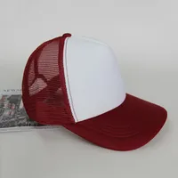 Factory Custom Sponge Net Cap Men And Women Embroidery Printing Logo Travel Advertising Double Solid Color Baseball Duck Tongue Hat sku image 17
