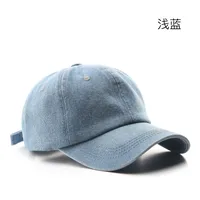 Baseball Cap New Style New Style Women Solid Color Light Plate Cowboy Couple Baseball Cap Outdoor Men's Sunscreen Cap sku image 2