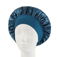Wide-brimmed High Stretch Color Ding Nightcap Women's Beauty Salon Hair Care Hat Moon Chemotherapy Hat main image 4