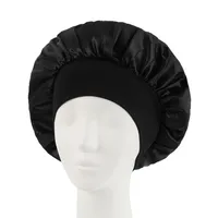 Wide-brimmed High Stretch Color Ding Nightcap Women's Beauty Salon Hair Care Hat Moon Chemotherapy Hat main image 5