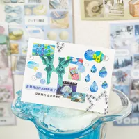 1 Piece 1 Set Animal Scenery School Paper Retro Stickers main image 8