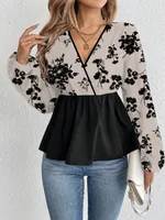 Women's Blouse Long Sleeve Blouses Casual Romantic Simple Style Tree main image 1