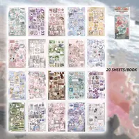 1 Piece 1 Set Animal Scenery School Paper Retro Stickers sku image 3