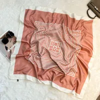 Silk Scarf Retro 90 Large Square Scarf Twill Printed New-style Silk High-end Sense Decorative Gift Scarf Wholesale sku image 8