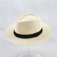 Summer Big Rim Hat Men's Sun Hat Sunshade Hat Beach Hat Cold Hat Encrypted Straw Hat Sunscreen  Hair sku image 7