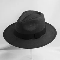 Summer Big Rim Hat Men's Sun Hat Sunshade Hat Beach Hat Cold Hat Encrypted Straw Hat Sunscreen  Hair sku image 2