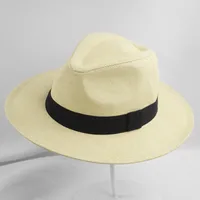 Summer Big Rim Hat Men's Sun Hat Sunshade Hat Beach Hat Cold Hat Encrypted Straw Hat Sunscreen  Hair sku image 8