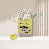 New Ins New Mobile Phone Bag Original Design Knitted Convenient Storage Cute Cartoon Fashion Shoulder Small Square Bag main image 3