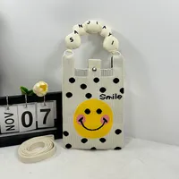 New Ins New Mobile Phone Bag Original Design Knitted Convenient Storage Cute Cartoon Fashion Shoulder Small Square Bag sku image 2