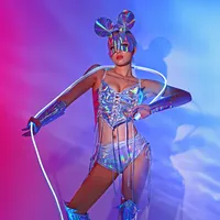 Women's Sexy Novelty Glittery Stage sku image 1