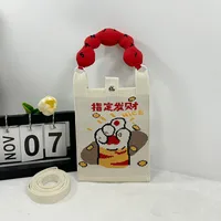 New Ins New Mobile Phone Bag Original Design Knitted Convenient Storage Cute Cartoon Fashion Shoulder Small Square Bag sku image 7