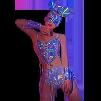 Women's Sexy Novelty Glittery Stage main image 5