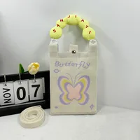 New Ins New Mobile Phone Bag Original Design Knitted Convenient Storage Cute Cartoon Fashion Shoulder Small Square Bag sku image 22