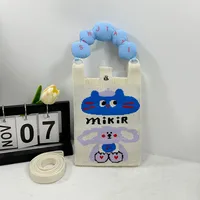 New Ins New Mobile Phone Bag Original Design Knitted Convenient Storage Cute Cartoon Fashion Shoulder Small Square Bag sku image 23