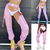 Women's Outdoor Festival  Style Streetwear Solid Color Cargo Pants Full Length Casual Pants main image 2