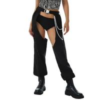 Women's Outdoor Festival  Style Streetwear Solid Color Cargo Pants Full Length Casual Pants sku image 1