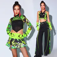 Stage Women's Hip-Hop Streetwear Color Block 50% (inclusive) -70% (exclusive) Polyester Pants Sets main image 2