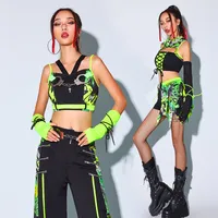 Stage Women's Hip-Hop Streetwear Color Block 50% (inclusive) -70% (exclusive) Polyester Pants Sets main image 3