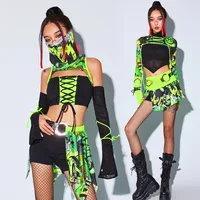 Stage Women's Hip-Hop Streetwear Color Block 50% (inclusive) -70% (exclusive) Polyester Pants Sets main image 5