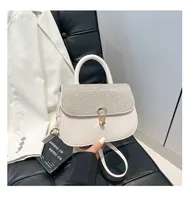 Trendy Personality Fresh Commuter Simple Women's Large-Capacity Single Shoulder Crossbody French Underarm Small Square Bag sku image 2
