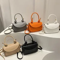 Textured Solid Color New Fashion Stylish Underarm Fashion Summer Aesthetic Single Shoulder Crossbody Small Square Bag For Women main image 1