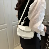 Textured Solid Color New Fashion Stylish Underarm Fashion Summer Aesthetic Single Shoulder Crossbody Small Square Bag For Women main image 3