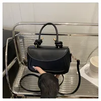 Textured Solid Color New Fashion Stylish Underarm Fashion Summer Aesthetic Single Shoulder Crossbody Small Square Bag For Women sku image 1