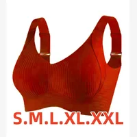 Foreign Trade Combination  4PC Hitch  Plus Size Seamless Underwear Women's Big Chest Small Gather Bra Women main image 1