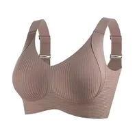 Foreign Trade Combination  4PC Hitch  Plus Size Seamless Underwear Women's Big Chest Small Gather Bra Women main image 2