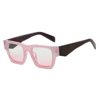 Blue Plus New Style High-Level All-Match Ins Style Anti-Strong Light Sun Protection UV Protection Unisex Lightweight Sunglasses main image 5