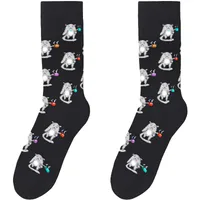 Men's Cotton Woodpecker Four Seasons Popular Rhinoceros Koala Female  Medium Tube Manufacturers Wholesale Tide Socks Men's Socks sku image 1
