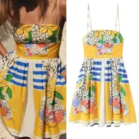 Women's Printing Elegant Streetwear Strap Sleeveless Printing Above Knee Banquet Selfie main image 1