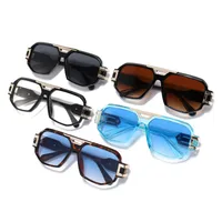 New Box Fashion Sunglasses  Foreign Trade Trend Personality High Sense Sunglasses Street Shooting All-match Glasses main image 1