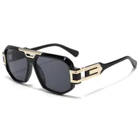 New Box Fashion Sunglasses  Foreign Trade Trend Personality High Sense Sunglasses Street Shooting All-match Glasses main image 2